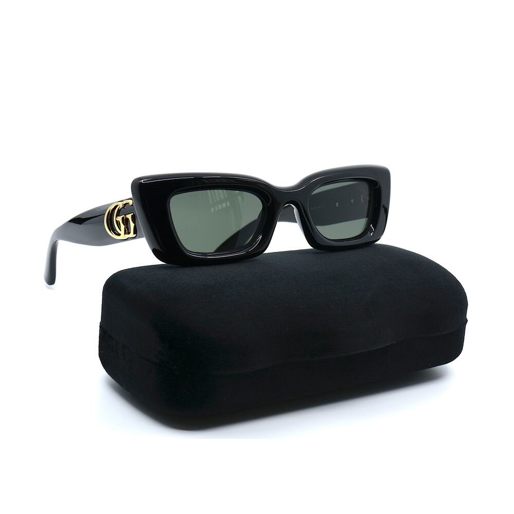 NEW Gucci GG1827S 001 Black Frame Grey Lenses 100% Authentic Sunglasses - Picture 5 of 13